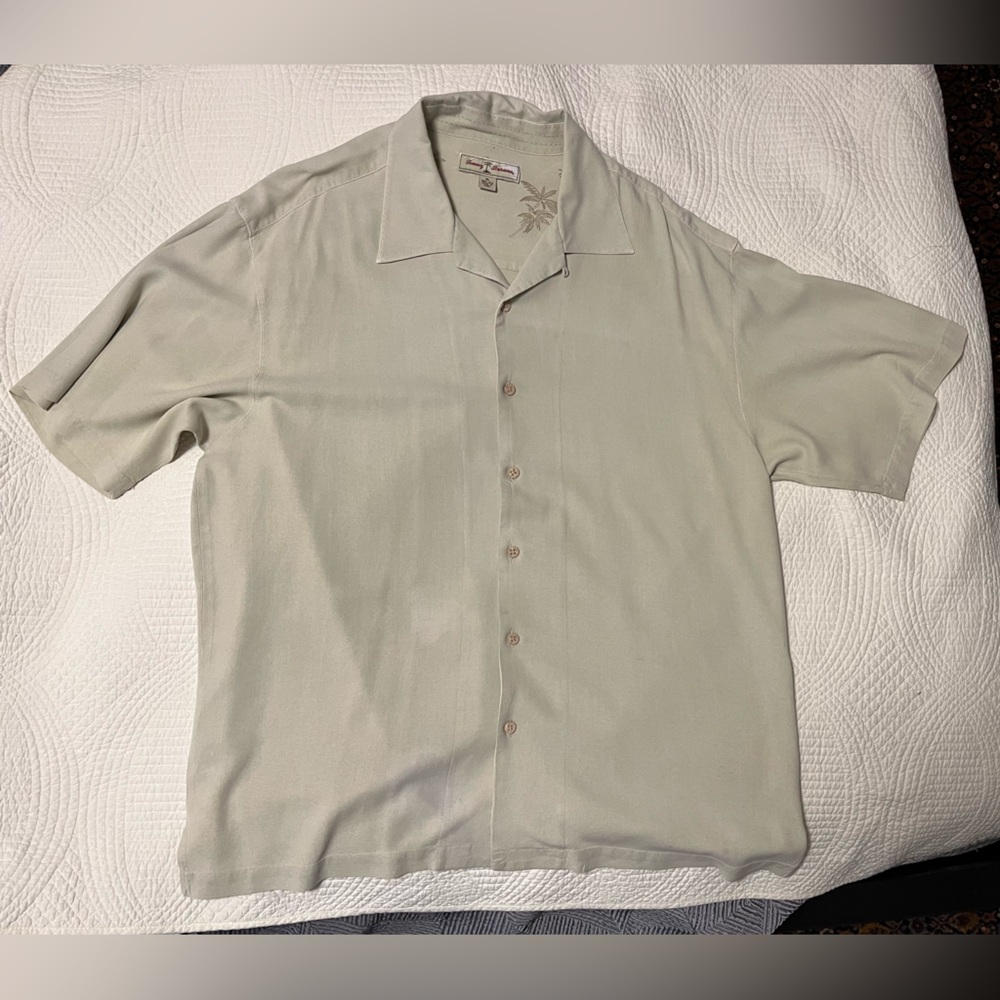 Tommy Bahama 100% Silk Shirt, XL